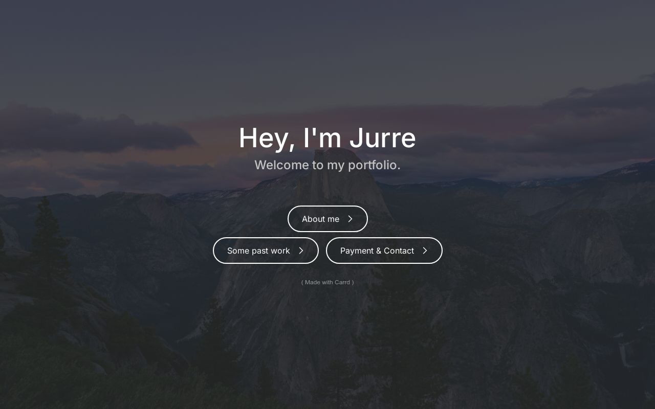 Carrd profile picture for @jurre